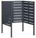 Bac à déchets écran 85 x 85 x 113 cm Acier Anthracite
