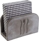 APS ELEMENT beton servettenhouder, 16 x 7,5 x 10 cm