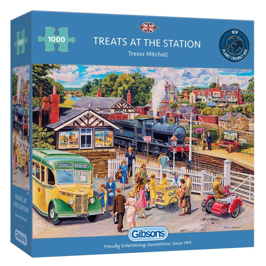 Gibsons Treats at the Station Puzzel (1000 stukjes)