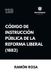 Código Libri GmbH Código de instrucción pública de la Reforma Liberal