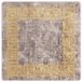 vidaXL - Tapijt - Runner - MARSA - Grijs en Goud - 100 x 100 cm - Polyester