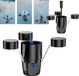 SunSun CSP-250 skimmer flottante pour bassins jusqu'à 40 m², 2500 litres par heure, 45 Watt, skimmer avec fontaine, collecteur de feuilles avec pompe pour bassins de jardin, entretien de bassin