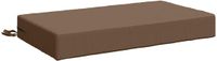 vidaXL Zitkussen SOEST 100% Polyester Taupe 70 x 40 x 10 cm