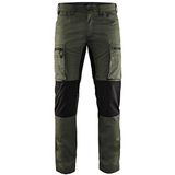 Blåkläder Service werkbroek met stretch 1459-1845 - Army Groen/Zwart - D104