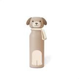 ZAZU Kinder Thermosfles 400 ml – RVS Drinkfles voor Kinderen – Dubbelwandige Vacuümisolatie – BPA-vrij – Lekbestendig – Hond