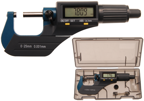 BGS technic 8427 Digitale micrometer 0 - 25 mm