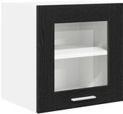 vidaXL Hangkast Zwart Eiken 40 x 31 x 40 cm Bewerkt Hout