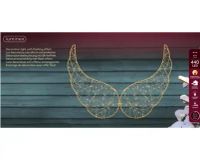 Lumineo Led Engelvleugel 36x78cm 440led Goud/Warm Wit/Klassiek Warm