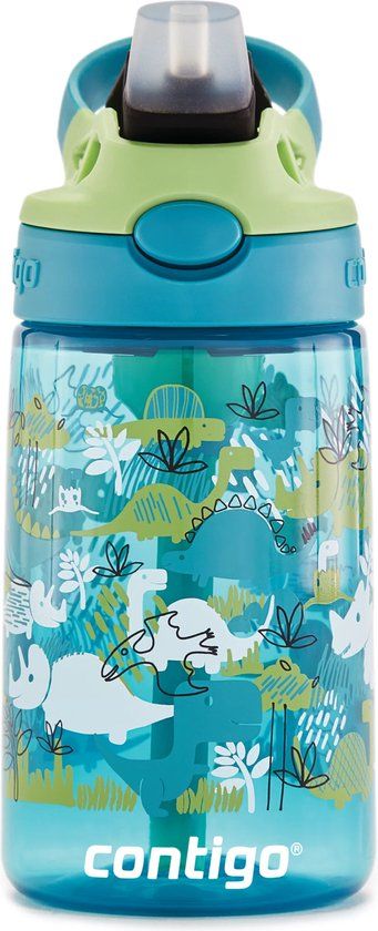 Contigo Easy Clean Autospout Kinderdrinkfles - 420 ml - Dino Boy