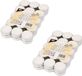 Conpax Bougies 120x pièces Bougies chauffe-plat/bougies chauffe-plat 4 heures de combustion