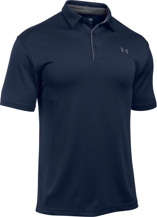 Under Armour Tech Polo Sportshirt - Heren - Maat M - Donker Blauw