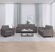 Maison Exclusive - Ensemble de canapés 3 pièces avec coussins, en similicuir gris