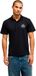 Quiksilver Polo à manches courtes Stretch Noir S Homme
