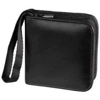 Hama Wallet 12 SD geheugenkaartdoosje Koskin (kunstleer) Zwart
