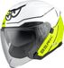Berik OF669 Vidos Jet Helm - Wit/geel/zwart - XS