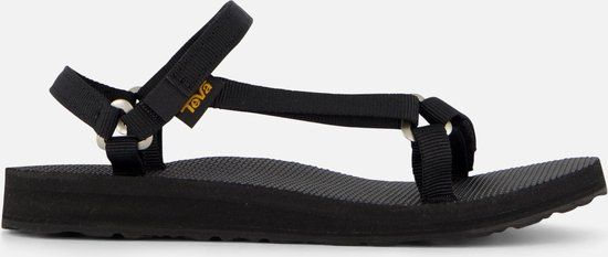 Teva ORIGINAL UNIVERSAL SLIM - Dames Sandalen - Zwart Maat 38 - Platte sandalen - Lente/Zomer 2024