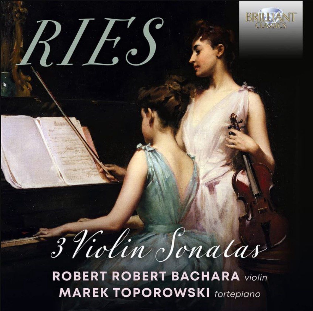 Brilliant Classics Ries: 3 Violin Sonatas (CD)