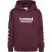 Hummel Kinder Hoodie Kangoeroezakken Capuchontrui Ronde hals Ribboorden