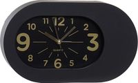 Item International Items Wekker/alarmklok Montreux - Zwart
