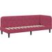 Bordeaux Lit Simple Lit Adulte Cadre De Lit D'Angle Velours 80 x 200 cm