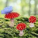 3 pièces de décoration en forme de champignon lumineux pour le jardin