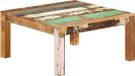 vidaXL Salontafel 80x80x40 cm massief gerecycled hout