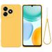 Honor Coque Honor X8d en silicone liquide avec dragonne - Jaune
