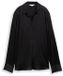 Tom Tailor Crinkle Satijnen Blouse Vrouwen Maat 36 Deep Black