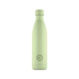 Cool Bottles - Roestvrijstalen fles - 750 ml - Pastel Green - Luchtdichte thermosfles - Triple-Cool Technologie