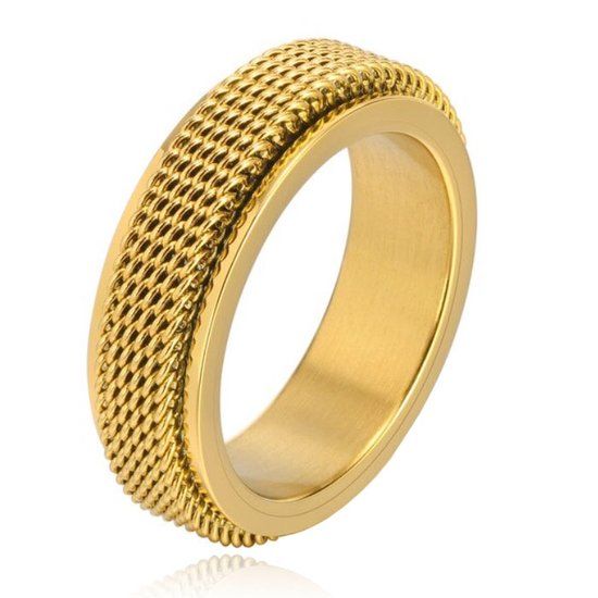 Mendes Jewelry Spinner Ring Goud 17mm