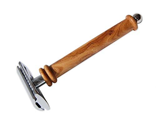 D.O.M. Die Olivenholz Manufaktur D.O.M. Scheerschaaf - klassiek - met handvat van olijfhout Mit Griff"K2+