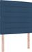 vidaXL LED Boxspringbed met Hoofdeinde Blauw 90 x 190 cm Stof