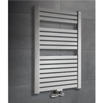 Rosani Base Designradiator 57x121cm met middenaansluiting 572Watt Grafit Quartz 74022404