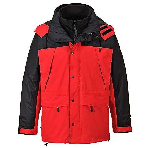 Portwest S532 Orkney 3 in 1 Ademend Jack - Rood - Maat S