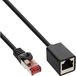 InLine 76950X netwerkkabel Zwart 0,5 m Cat6 S/FTP (S-STP)