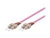 Alcasa LW-8075SC4 InfiniBand en Glasvezelkabel 7,5 m SC Violet