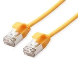 ROLINE 21.15.3322 netwerkkabel Geel 0,5 m Cat6a U/FTP (STP) Rond
