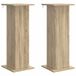 vidaXL Plantenstandaard 2 st sonoma eiken 30,5 x 30 x 80,5 cm