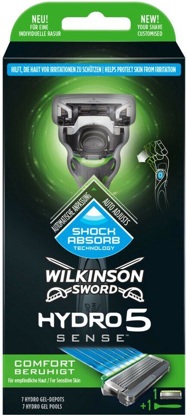 Wilkinson Sword Hydro 5 Sense - Scheerapparaat - Groen