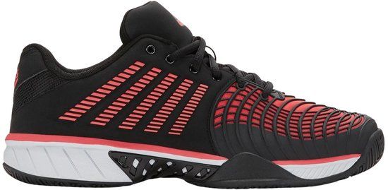 K-Swiss Express Light 3 Padel Heren Zwart/Rood Maat 45