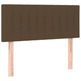 VidaXL Hoofdbord 90x5x78/88 cm Stof Donkerbruin