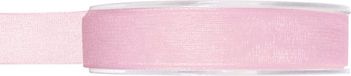 Merkloos Santex Organza sierlint - roze - 15 mm x 20 meter