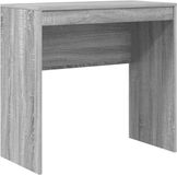 vidaXL Bureau met opbergruimte Sonoma grijs bewerkt hout
