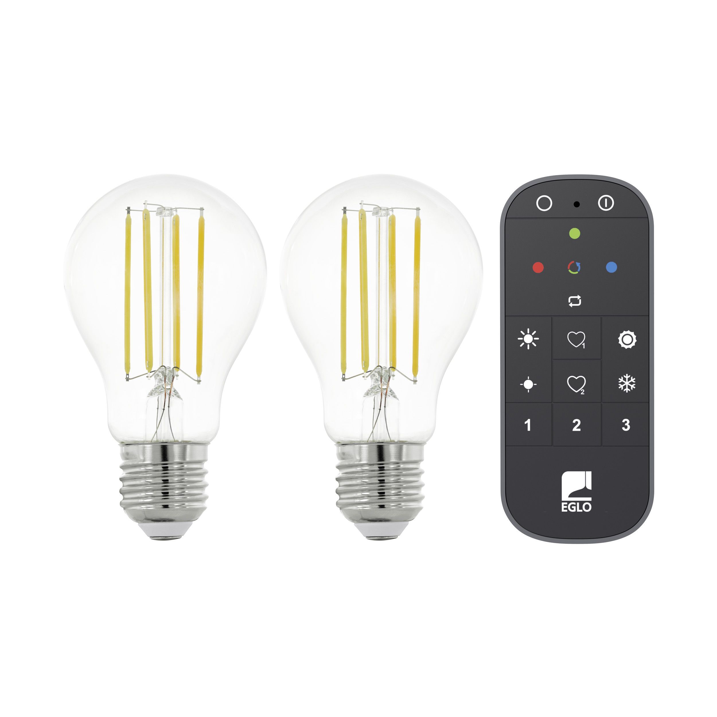 EGLO 12255 - Smart Home LED Lamp - E27 - 6W - 806 lm - 4000K - Neutraal Wit - Met Afstandsbediening