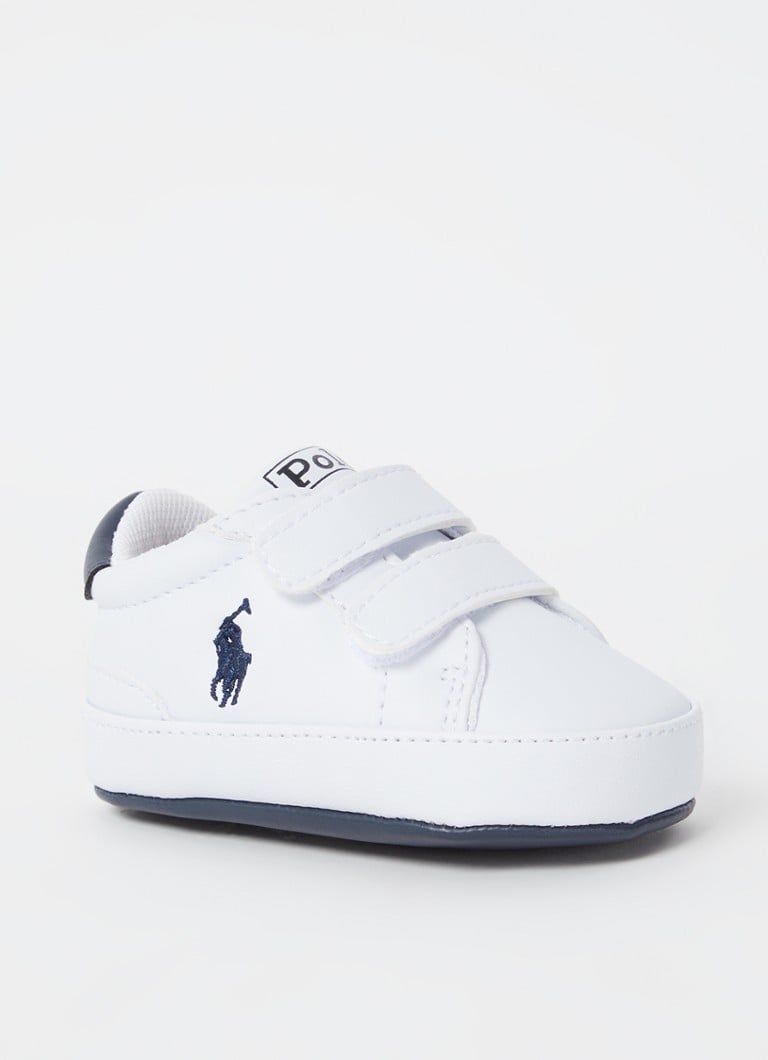 Ralph Lauren Heritage Court II baby shoes with logo embroidery