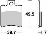 Perftec Remblokje voor Honda 50 SFX Scooter 1996-2000 AF37A/AV Nieuw