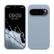 kwmobile telefoonhoesje geschikt voor Google Pixel 10 / Pixel 10 Pro - Hoesje met siliconen coating - Smartphone case in mat lichtblauw