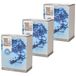 Merkloos / Sans marque Kerstverlichting - 3x - LED - blauw - 16,5 meter - Kerstlampjes blauw