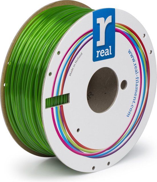 REAL Filament PETG - Translucent Green 2.85mm - 1kg