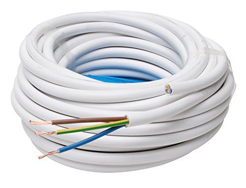 Kopp 151810842 slangleiding H05 VV-F 3G, 1,5 mm², 10 m, wit